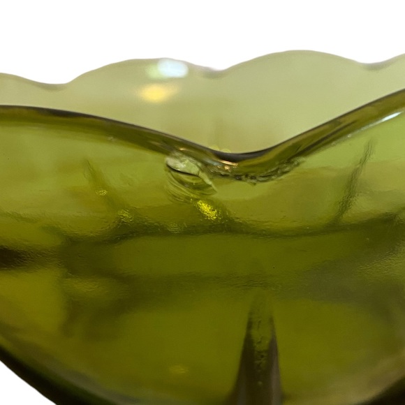 3/$12 Retro Green Glass Anchor Hocking Bowl - Picture 6 of 8